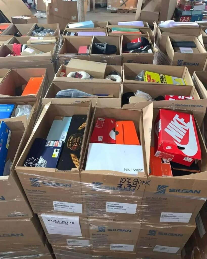 Mixed shoe pallets